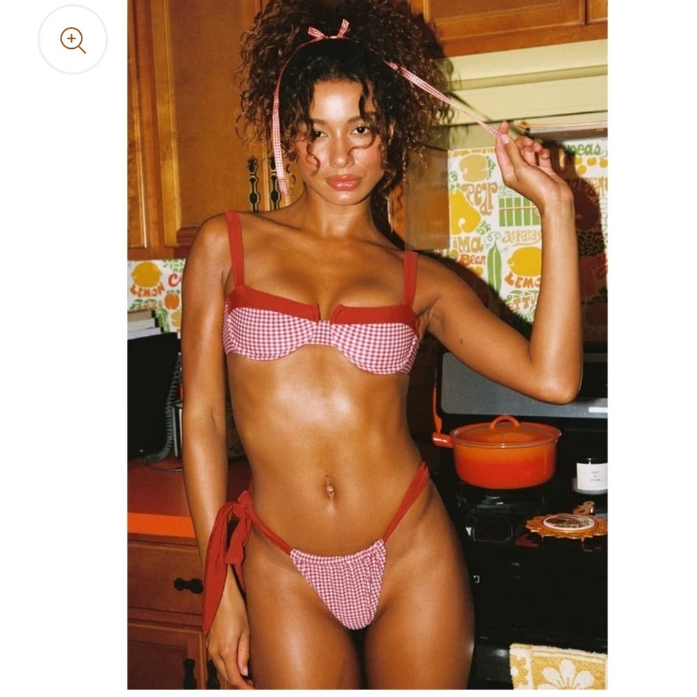 BNWT Sundaze Brunch Parker Adjustable Bikini Bottom Size Large - Picture 3 of 6